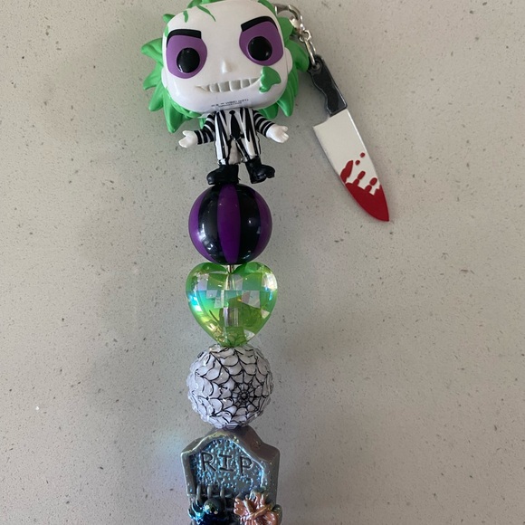 Beetlejuice Beaded Pen - Picture 1 of 5